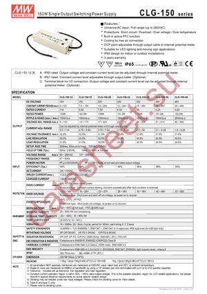 CLG-150-12A datasheet  